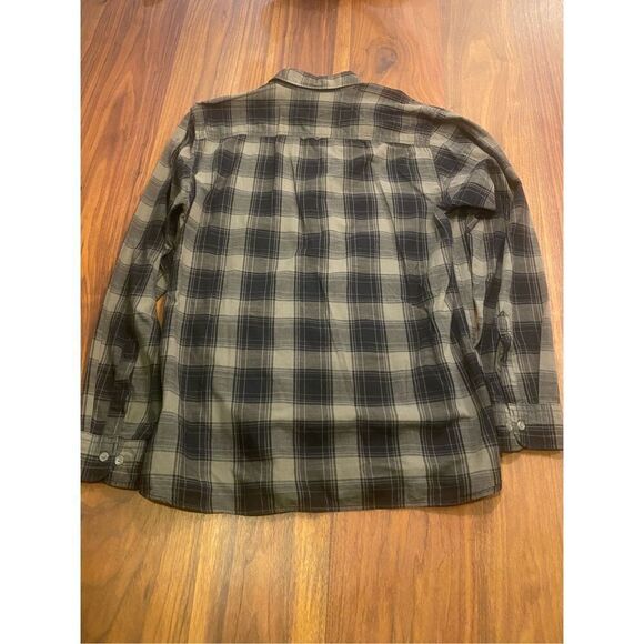 Jack & Jones Vintage Men’s Green Black Plaid Long Sleeve Button Down Shirt XL - Picture 9 of 9